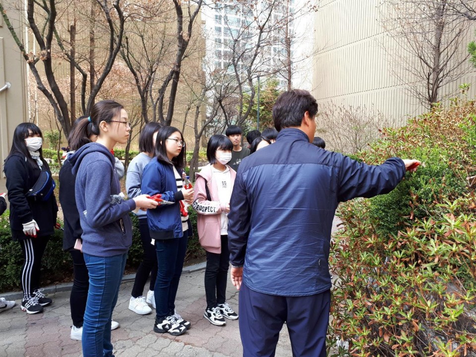 조원2동 한일두레 학생부 전지활동